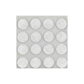 Накладка на мебельные ножки KONSENSA 20 мм круглые фетр цвет белый 16 шт.