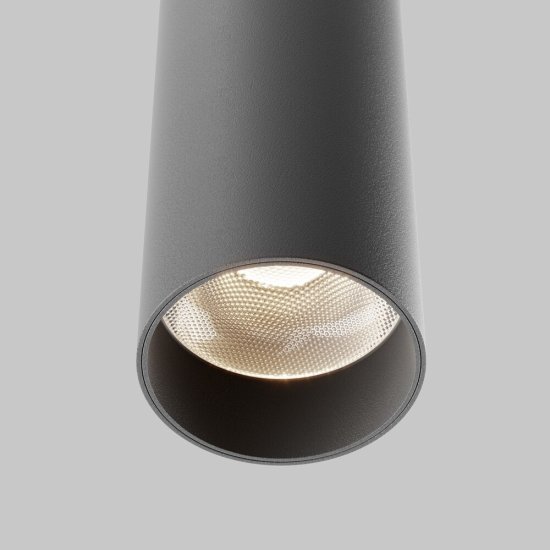Светильник светодиодный подвесной Maytoni Focus Led 4000К 12 Вт 4 кв.м черный IP20 (P072PL-L12B4K-1)