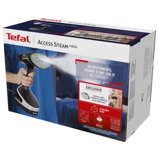 Отпариватель ручной Tefal Access Steam Force DT8230E1 2000 Вт 1,4 л черный