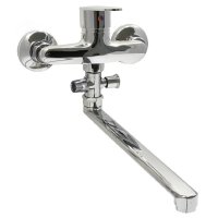 Смеситель для ванны Istok life хром однорычажный с длинным изливом без лейки (0402.775)