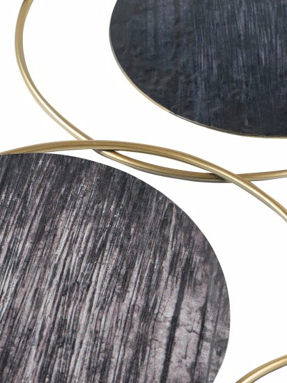 Панно 95.3 см металл цвет черно-золотой