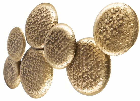 Панно 85 см металл цвет золото