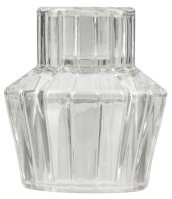 Подсвечник стекло прозрачный h7.7 см