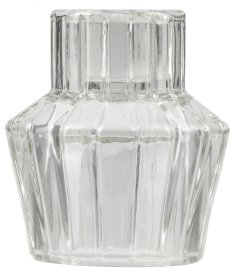 Подсвечник стекло прозрачный h7.7 см