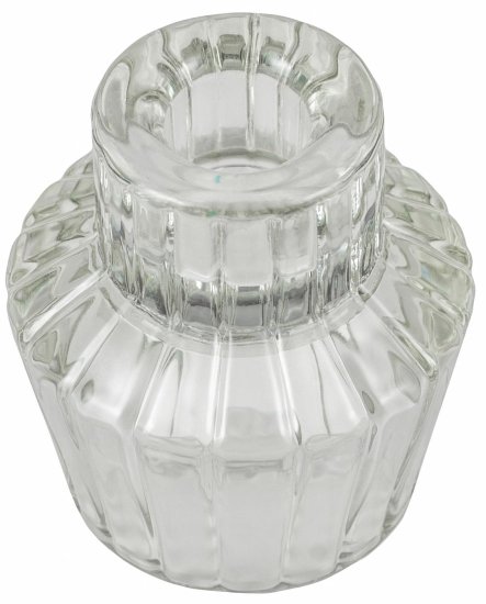 Подсвечник стекло прозрачный h7.7 см
