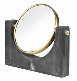 Зеркало декоративное настольное круглое D12 см