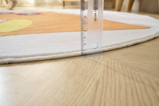 Ковер Kindora круг Ø100 см полиэстер VA-16 цвет оранжевый