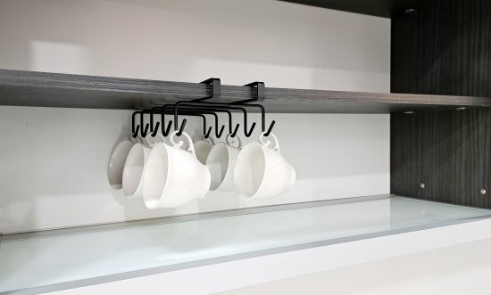 Держатель для кружек KONSENSA 14x7.5x27.5 см сталь цвет черный