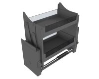 Полка выдвижная Firmax Lift-up 85x56x30 см цвет хром