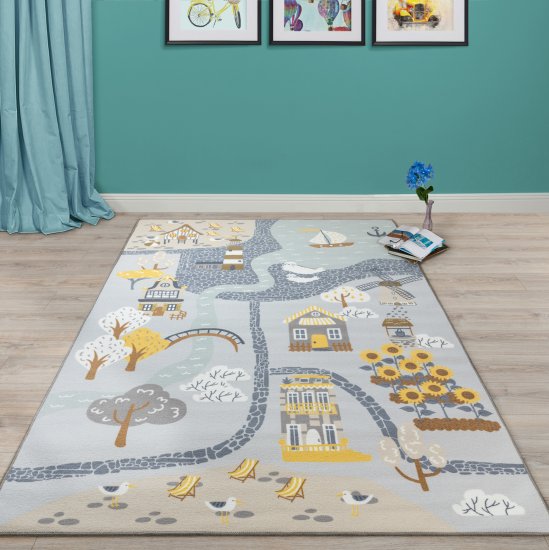 Ковер Бэби Маяк 200x300 см полиамид цвет разноцветный