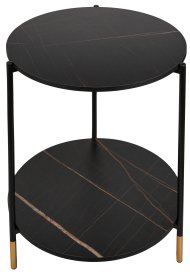 Журнальный столик 48x48 см черный