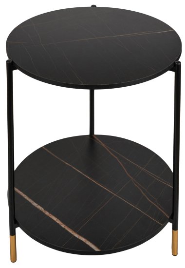 Журнальный столик 48x48 см черный