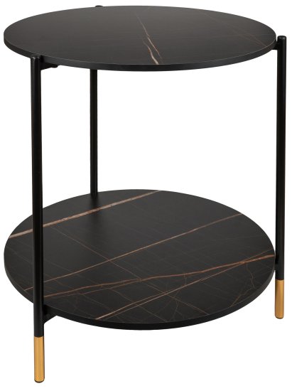 Журнальный столик 48x48 см черный