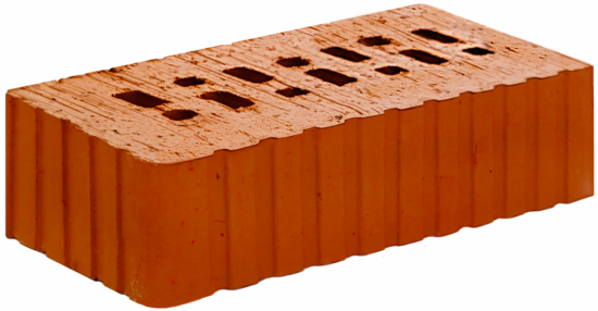 Строительный кирпич Furbau пустотелый М200 красный 250x125x65 мм 1 НФ