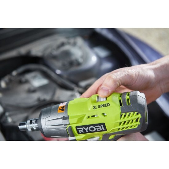 Гайковерт ударный аккумуляторный Ryobi One+ R18IW3-0 18 В без АКБ и ЗУ (15515600)