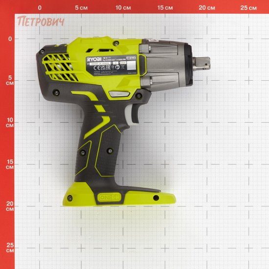 Гайковерт ударный аккумуляторный Ryobi One+ R18IW3-0 18 В без АКБ и ЗУ (15515600)