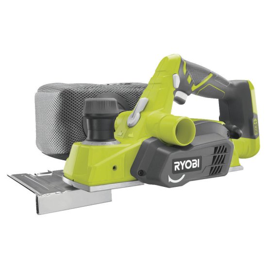 Рубанок аккумуляторный Ryobi One+ R18PL-0 82 мм без АКБ и ЗУ (15642368)