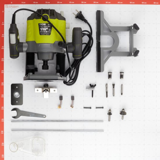 Фрезер электрический Ryobi RRT1600-K 1600 Вт (16014009)