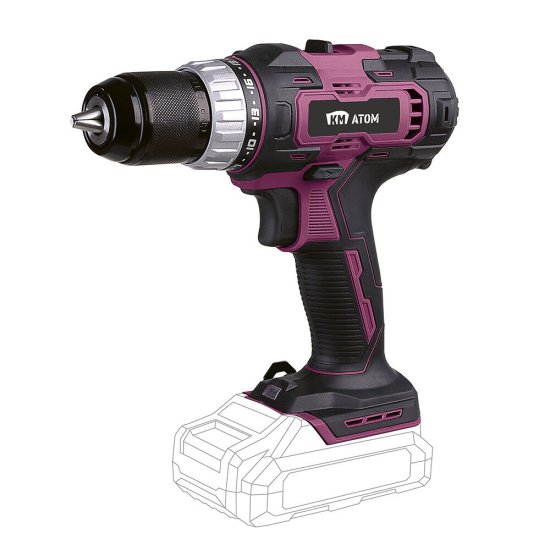 Набор электроинструмента аккумуляторный КМ АТОМ 18 В дрель-шуруповерт CD-181 и винтоверт СIV-182 2 Ач Li-lon с АКБ и ЗУ