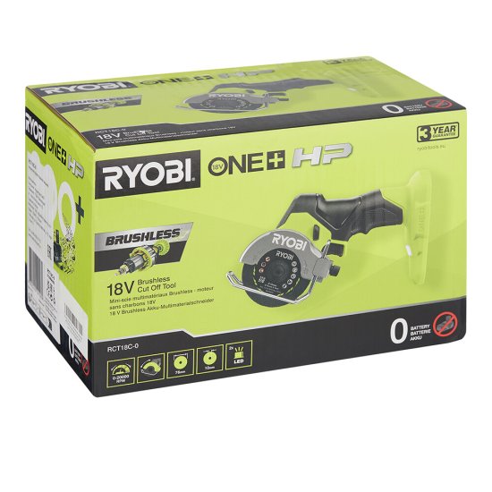 Пила дисковая аккумуляторная Ryobi HP RCT18C-0 18 В d76 мм без АКБ и ЗУ (16552941)