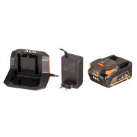 Аккумулятор AEG SETL1840S 18В 4Ач Li-Ion с зарядным устройством в комплекте (17653685)