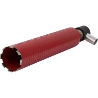 Коронка алмазная буровая d 52/450 с системой пылеудаления