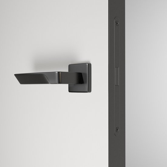 Дверь межкомнатная Lavelly Invisible 800х2300 мм левая с обратным открыванием кромка черная