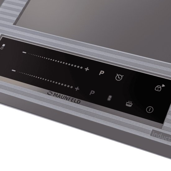 Варочная панель индукционная Maunfeld CVI292S2FMDGR Lux Inverter 2 конфорки графит