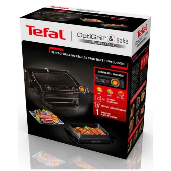 Электрогриль Tefal Optigrill + GC714834 черный