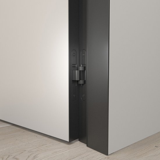 Дверь межкомнатная Lavelly Invisible 900х2000 мм с прямым открыванием кромка черная