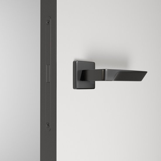 Дверь межкомнатная Lavelly Invisible 900х2000 мм с прямым открыванием кромка черная