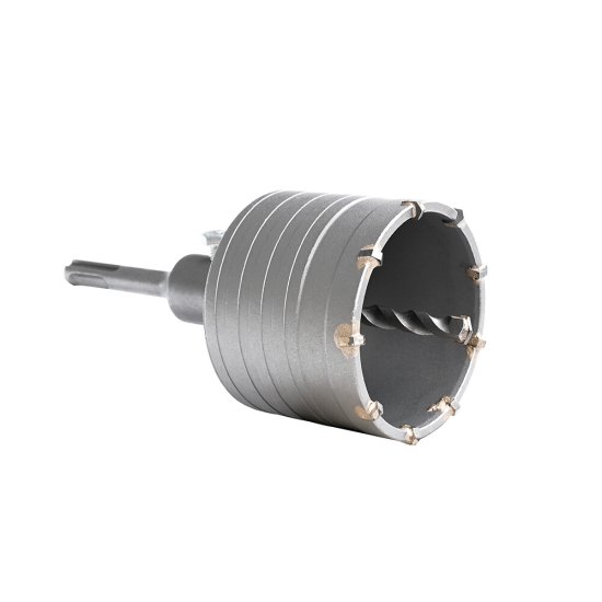 Коронка твердосплавная КМ по бетону d75 мм с переходником (40268)