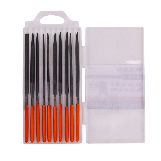 Набор надфилей для обработки твердых материалов Rage 140 мм (822014) (10 шт.)