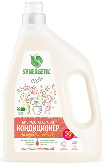 Кондиционер для белья Synergetic Магическая орхидея 1.5 л