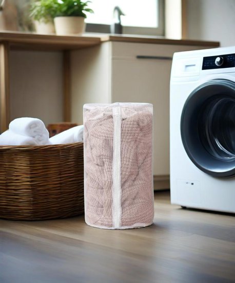 Мешок для стирки белья Vidage 43x25x25 см цвет белый