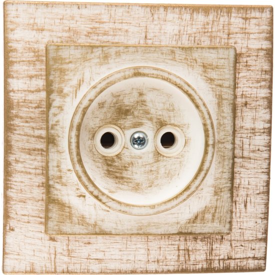 Одноместная розетка duwi Palazzo Vintage