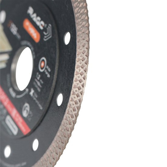 Диск алмазный по керамограниту Rage X-type 125х22,2х1,2 мм турбо ультратонкий сухой рез (605124)