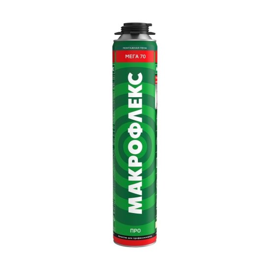 Пена монтажная профессиональная Макрофлекс Мега 70 Про летняя 880 мл