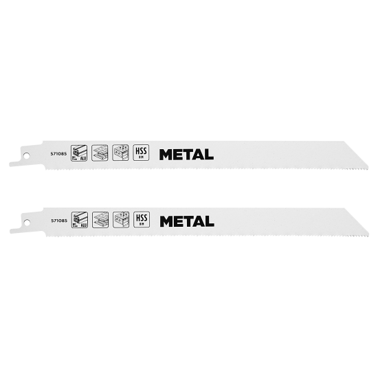 Набор полотен для сабельной пилы по дереву и металлу KWB 571085, 2 шт.