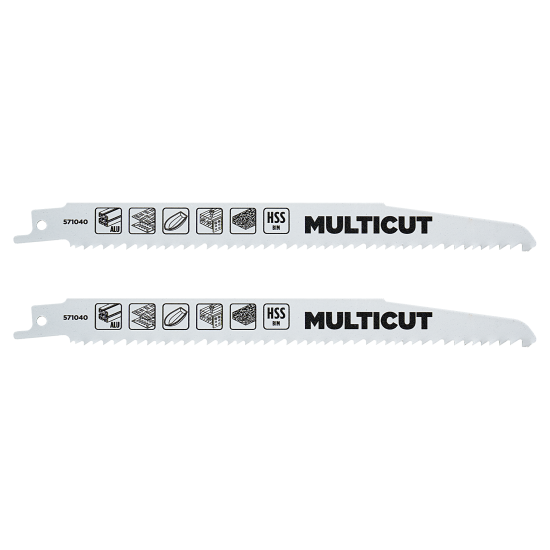 Набор полотен для сабельной пилы по дереву и металлу KWB 571040, 2 шт.