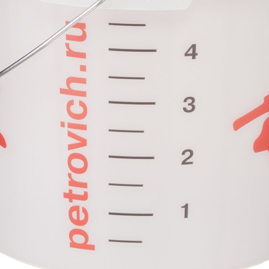 Ведро строительное полимерное Петрович без крышки 5 л