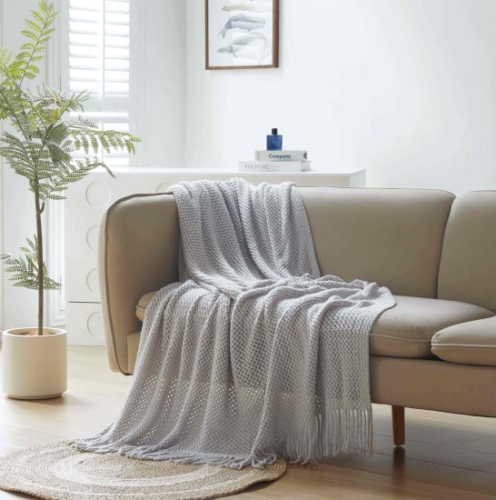 Плед Натали 150x200 см полиэстер цвет серый