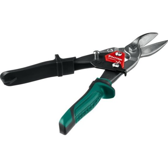 Ножницы по металлу Kraftool Alligator 260 мм прямые с двухкомпонентными рукоятками (2328-S)