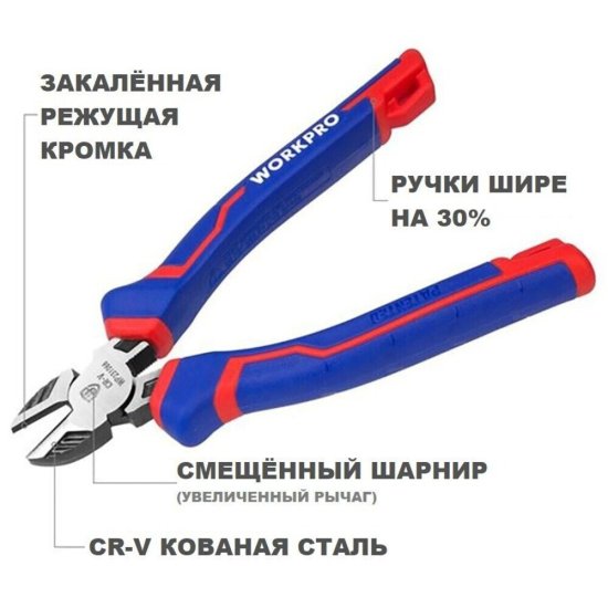 Бокорезы Workpro 160 мм (WP231022)