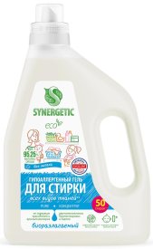Гель для стирки цветного белья Synergetic для всех тканей 1.5 л