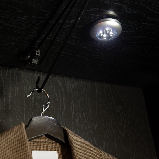 Подсветка светодиодная Эра Аврора SB-510 для мебели на батарейках цвет серый