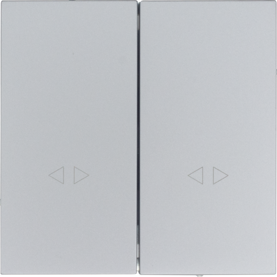 Выключатель встраиваемый Lezard Zima 2 клавиши цвет серый матовый