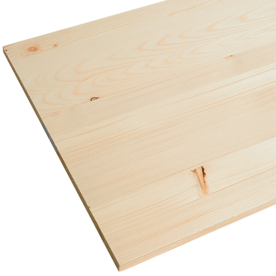 Мебельный щит 2000x400x18 мм хвоя сорт A/B