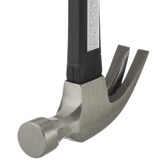 Молоток-гвоздодер Rage by Vira 450 г фибергласовая ручка (900224)