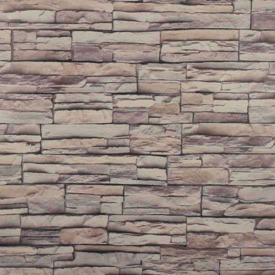 Пленка самоклеящаяся декоративная для мебели стена бежевая 0,45х8 м Рыжий кот